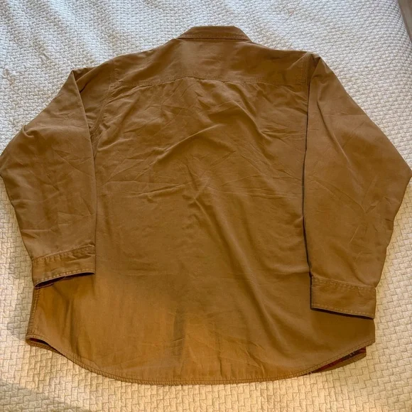 L.L. Bean Brown Men’s Blanket Lined Shacket Jacket Size XXL - Picture 4 of 8